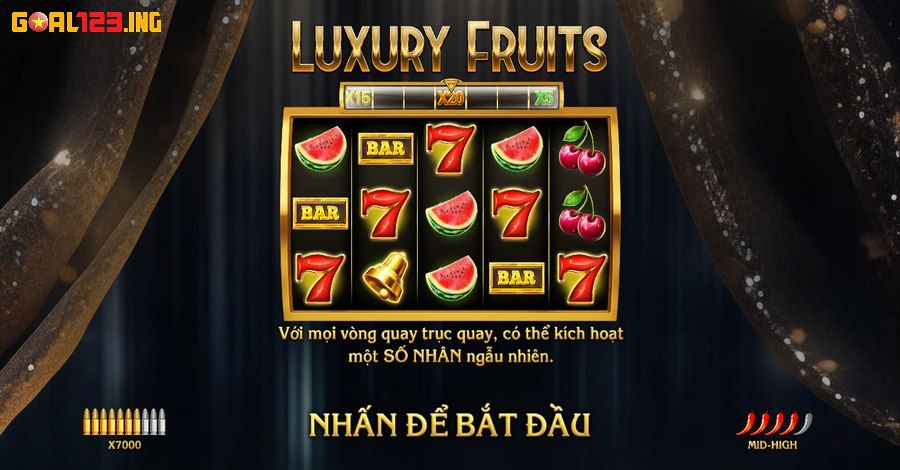 Tựa game Luxury Fruits đặc sắc